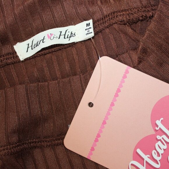 Heart & Hips Long Sleeve Mock Ribbed Stretch Turtleneck Top  - Color Choice - Picture 9 of 16